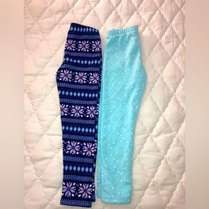Fleece Lined Leggings Bundle Gymboree Size 4-5 Girls